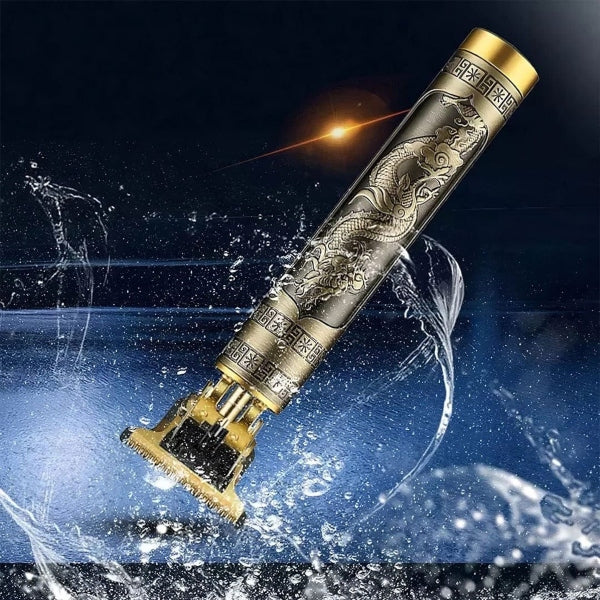 Rechargeable Golden Metal Hair trimmer Set