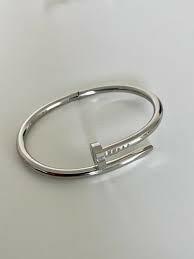 Nail Armlet Silver Bangle